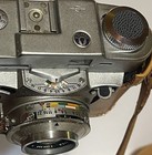 Vintage Graflex Graphic 35 Film Camera 35mm Black   White W  Leather Case