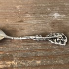 Reed   Barton Sterling Silver Wild Rose Demitasse Spoon