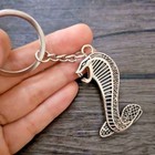 Mustang Cobra Key Chain Fob Remote Ring Keychain 4 6 Gt 500 Roush Shelby Charm 
