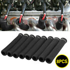 2500   6  Spark Plug Wire Boots Protector Sleeve Heat Shield Cover 8 Pcs