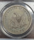 Pcgs Xf401842 Seated Liberty Dollar Better Date Beautiful Eye Appeal