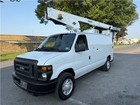 2012 Ford E350 Bucket Van Versalift Bucket Van Bucket Truck