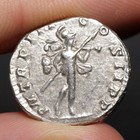 Emperor Septimius Severus Denarius 195ad Ancient Rome Silver Coin Mars War God