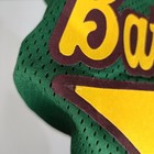 Vintage Majestic Michigan Battlecats Baseball Jersey Large Green Mesh Minor Milb