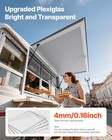 Vevor 60x36in Concession Stand Serving Window Food Truck Service Awning Aluminum