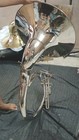 Sousaphone Tuba  22  Bell Size Of Pure Brass Metal In Chrome   Case   Free Ship