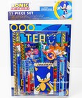 Sonic The Hedgehog 11 Pc Value Pack Set School Stationery Supplies Birthday Gift