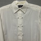 Vtg Notations Blouse Top Women s S White Button Up Victorian Edwardian Old Money