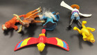 6 Happy kids Meal Wendys   Mcdonalds Figures - Simba  Merlin  Rutt  Paco   More