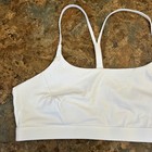 Running Girl Wireless Racerback Sports Bra Womens Size 3xl White Wirefree