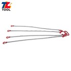 6600lbs Load 1 4  X 5  Chain Sling 4 Legs G80 Lifting Chain With Grab Hooks