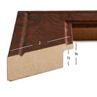 Craig Frames Contemporary Inspirations  2  Brown Burl Picture Frame With A Mat