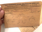 4 Lot Vintage Western Union Bereavement Telegram 1908 - Sympathy - Death