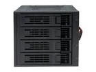 Rosewill 3 X 5 25-inch To 4 X 3 5-inch Hot-swap Sataiii sas Hard Disk Cage-black