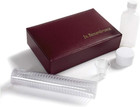  Portable Communion Set Maroon With 25 Cups Juice Bottle And Bread Container