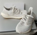 Adidas Ultraboost White Low Top Lace-up Cushioned Running Sneakers Fy7403