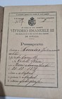 Original Italian Passport   Italy Napoli Photo   Stamp Expired For Germany 