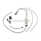 Faucet Set Sink Pull Down Sprayer Mixer Tap Brushed Nickel Single Handle Kitchen