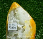 11 6  Chinese Hetian Jade Nephrite Carved Fengshui Phoenix Peony Flower Statue