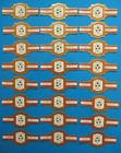World Cup Soccer 1974 - Complete Set Of 24 Vintage Cigar Bands