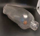 Vintage drink While It Lasts From This Hogs  figural Pig Whiskey Bottle Read Des