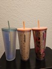 Starbucks Tumblers Set Of 3 New W Tags