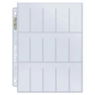 Ultra Pro Platinum Tobacco Card Pages 15 Pocket 100 Count Box W  Uv Protection