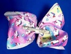 Jojo Siwa Signature Bow Large Unicorn Clear Rhinestones