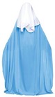 Virgin Mary Religious Adult Ladies Halloween Christmas Costume Dress Blue White