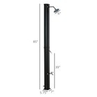 Outdoor Solar Shower W  Hot And Cold Adjustment For Poolside Beach Pool Spa