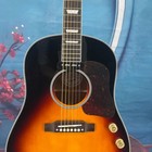 Custom Vintage 50s J160e Sunburst Acoustic Guitar Solid Spruce Top 20fret Shipus