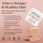 Strengthening Solid Shampoo And Conditioner  Rice Water  Protein Hair Care - New