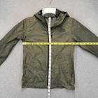 North Face Windbreaker Jacket Youth Boys Small Green Dryvent Hooded Mesh Lined