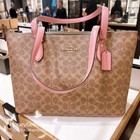 Nwt Coach Gallery Tote Bag In Signature Canvas Cw381 cv402