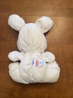 Vintage Fisher Price Puffalump White Bunny Rabbit Plush 1994 Rattle