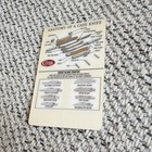 Case Collector s Pocket Guide Reference Card - Knife Patterns   Anatomy  Beige