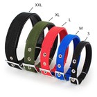 Share Adjustable Nylon Dog Collar For Small Medium Large Dogs Stylish Solid Pe