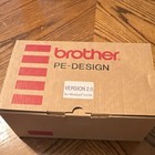 Brother Pe-design Version 2 0 Embroidery Digitizing Software Unused    