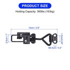 16pack - Adjustable Toggle Latches Clamp 4001 Quick Release Clamp Tool Black