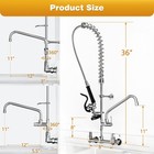 Commercial Kitchen Faucet With Sprayer For Restaurant-chefs  Commercial Sink    