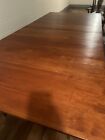 Henkel Harris Solid Wild Black Cherry Gateleg Drop-leaf Dining Table W 2 Leaves