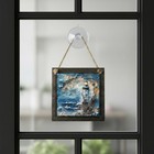 Wood Hanging Sign Nautical Lighthouse Ocean Decor 4 8 Inch Small Wall Art