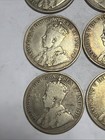 Lot Of 10 Canada And Newfoundland 50 Cent Silver Coins  5 00 Face Various Dates