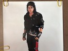 Original Vintage Poster Michael Jackson Bad 1980s Music Memorabilia Pinup