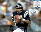 Dan Fouts San Diego Chargers Signed 11x14 Photo Autographed Bas Coa Hof Beckett