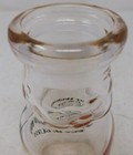 Fox Dairy Half Pint Milk Bottle Baby Face 2-color Pyro Vintage