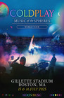 Coldplay Boston  Ma July 15   16 Gillette Stadium Poster 11 X 17 Coldplay Tour
