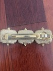 Vintage Yosca  or Yoscao  Triple-cameo Hair Barrette