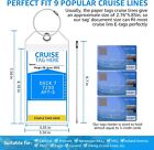 5 Pack Cruise Luggage Tag Holders For Carnival  Ncl  Princess  Msc Cruise Ships 
