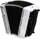 Hohner Corona Ii Diatonic Accordion - Keys Of G c f - White